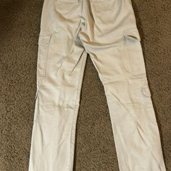 Womens Khaki Cargo Pants - Picture 2 of 8